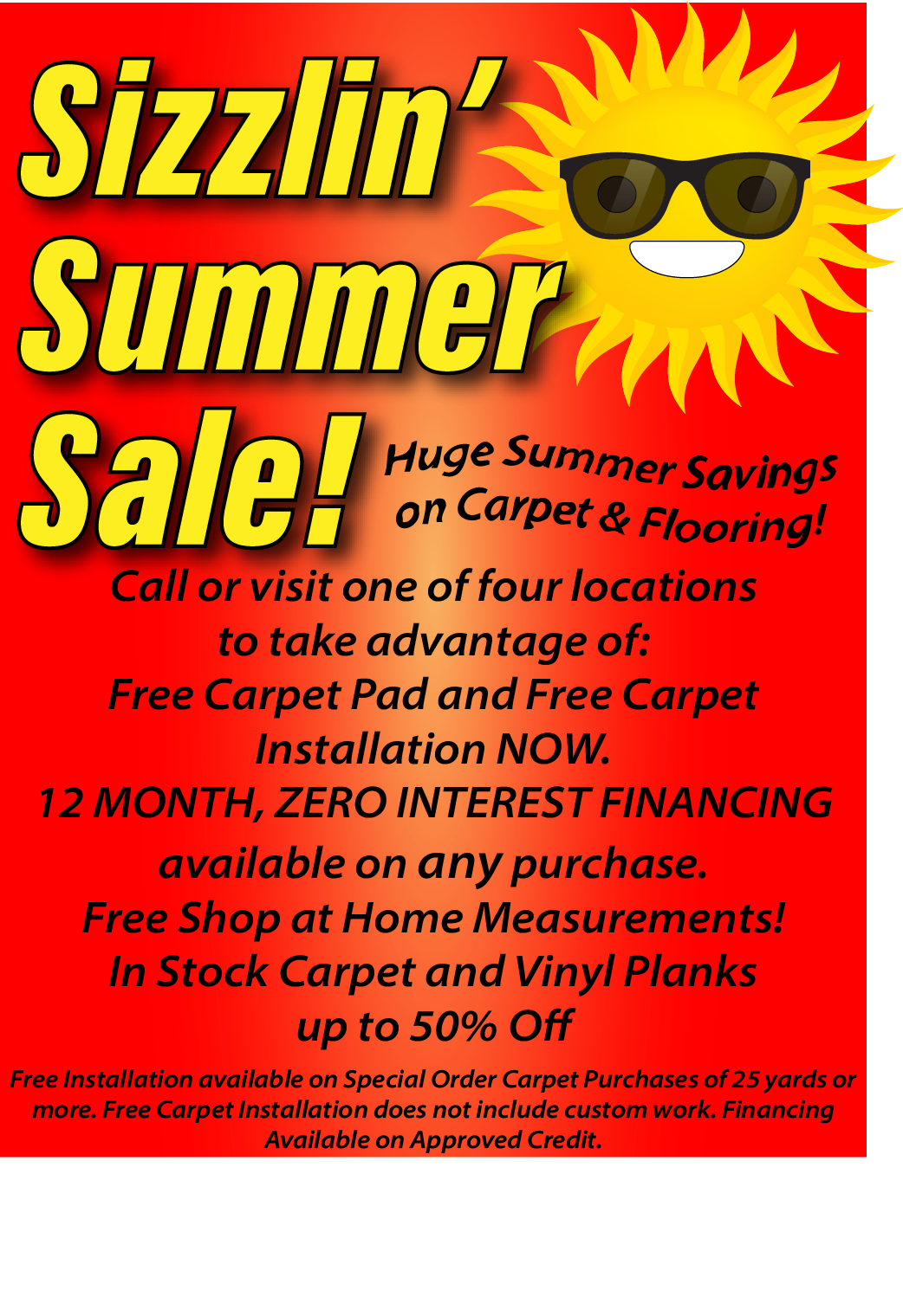 carpet financing, flooring no interest, flooring sale, area rugs near me
